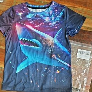 Kids Shark Graphic T-Shirt